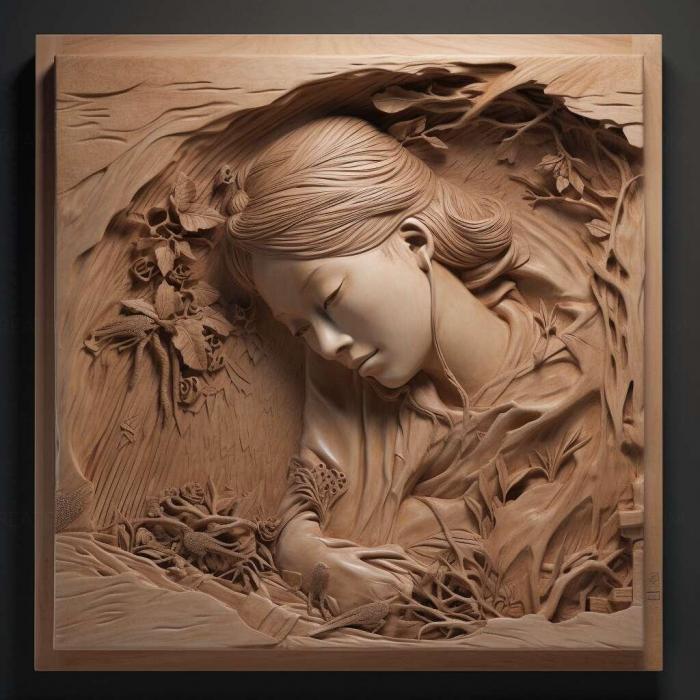 نموذج ثلاثي الأبعاد لآلة CNC 3D Art 